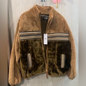 Marlene UGGfluff Jacket Heritage Braid